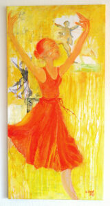O.T. , Acryl auf Leinwand, 100 x 50 cm, 2013
