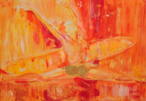 o.T., Acryl auf Leinwand, 100 x 80 cm, 2008