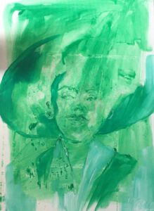 „Maria“, Acryl auf Leinwand, 70 x 50 cm, 2020