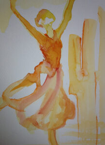 o.T. , Aquarell auf Papier, 24,9 x 18 cm, 2012
